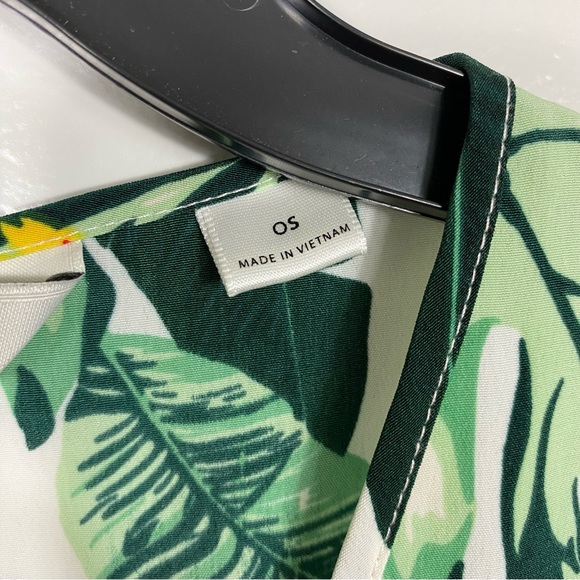 Rachel Zoe tropical print Kimono duster/ beach cover up - Picture 9 of 11